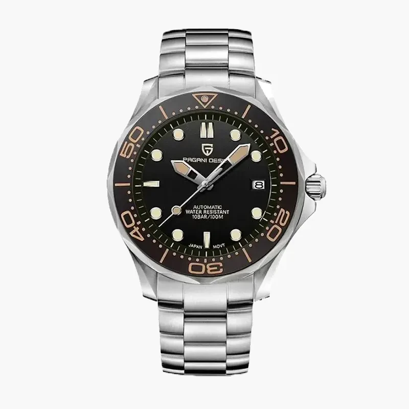 Pagani Design '007' James Bond Seamaster Black Dial Men's Watch-  PD-1667